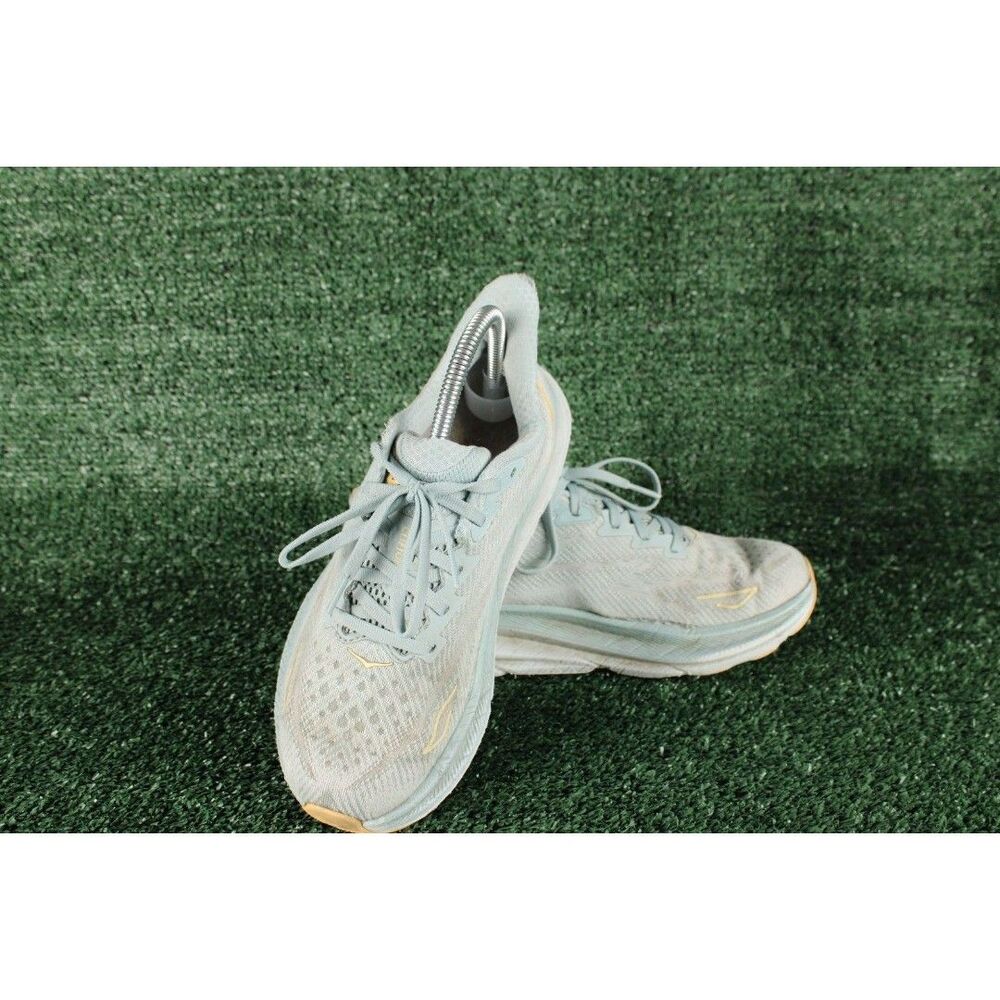 Hoka One One Clifton 7B Women's Running Shoes Cloud Blue Heavy Wear Tear